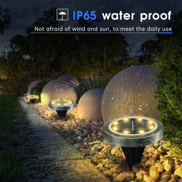IP65 vedenpitävä ulko LED levy valot puutarhaan liukumaton maisema polku valaistus