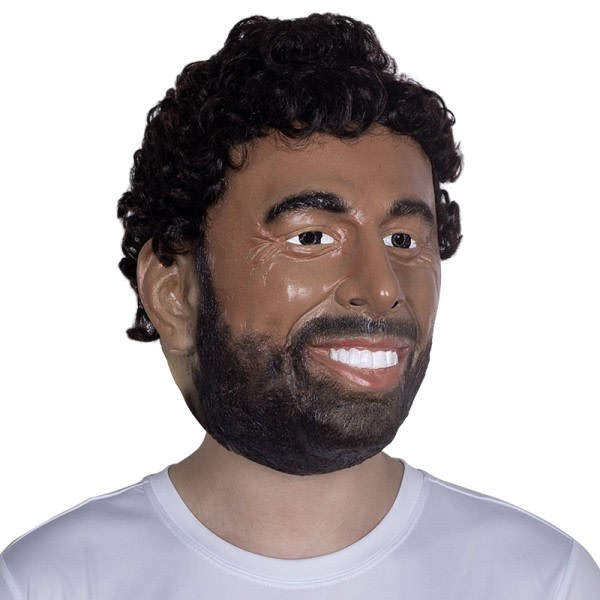 Mohamed Salah Mask Fotboll Spelare Cosplay Dräkt