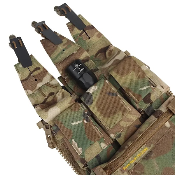 V5 PC Tactical Back Panel Pouch Zip-on Multi-fit GP Pocket