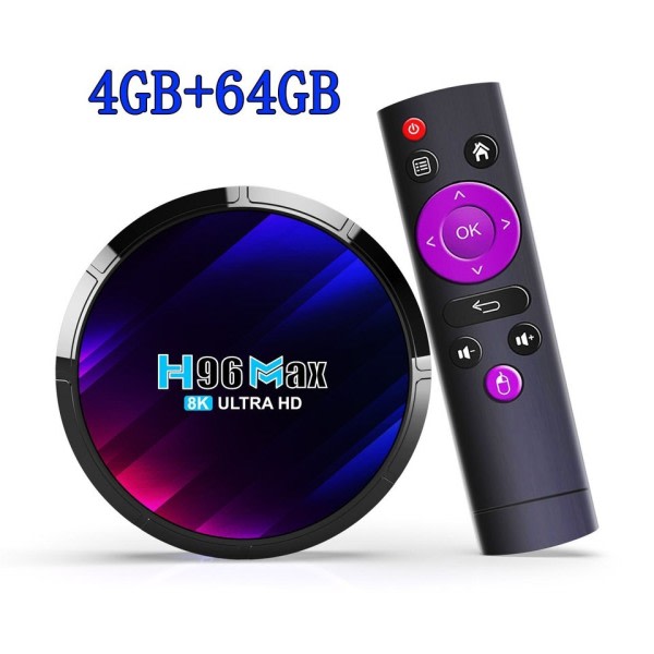 Android TV Box H96 MAX RK3528 4GB RAM 64GB ROM Android TV Box