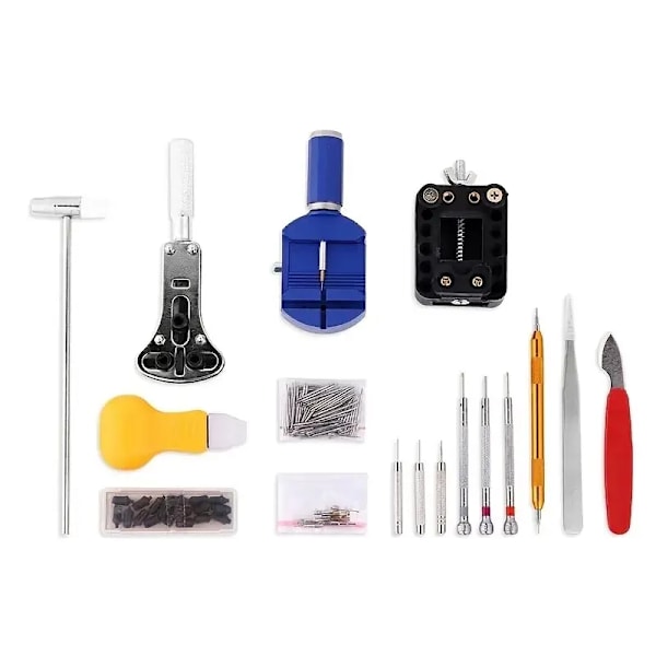 Klocka Reparation Verktyg Set Demontering Klocka Öppnare Kåpa Kit Länk Fjäder Bar Remover