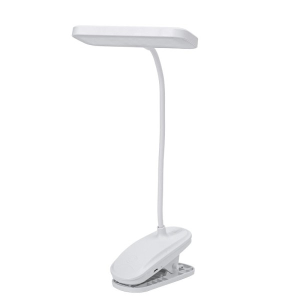 Flexibel bord lampa med klämma steglös dimmer lysdiod bord lampa