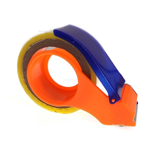 Plast forsegling pakker tape dispenser emballage pakke 48mm bredde rulle tape kutter