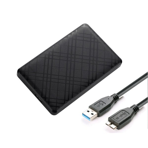 SATA till USB3.0 HDD Hölje Mobil Hårddisk fodral för SSD Extern Lagring HDD Box Med USB3.0/2.0 kabel