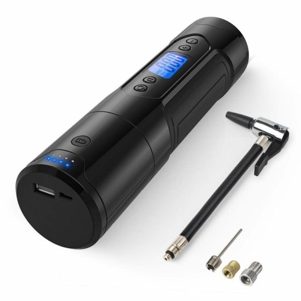 Bärbar Luft Kompressor Däck Inflator 150 PSI Mini Inflator Pump Trådlös Bil Typ Pump med LED Lampa