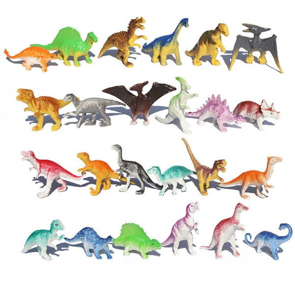 39 bitar Mini Dinosaurie Modell Barn's Utbildnings leksaker Små Simulering Djur Figurer barn leksaker