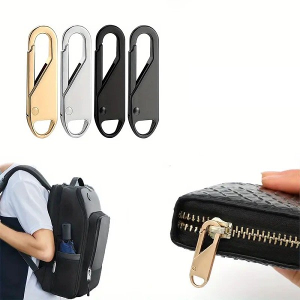 10 bitar Zipper Slider Puller Instant Zipper Repair Bag Replacement Dold Spänne Rese väska Resväska Zipper Head