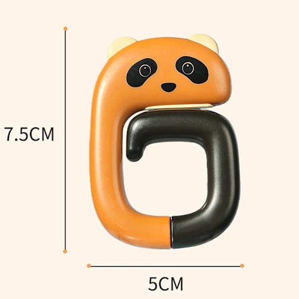 Bästa kvalitet Söt bärbar väska krok djur plast bord krok väska handväska reseväska arrangör