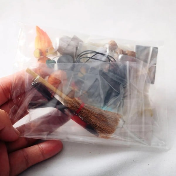 22 bitar Mini Halloween Skala Modell Set Ornament Miniatyr Simulering Modeller Hem Inredning