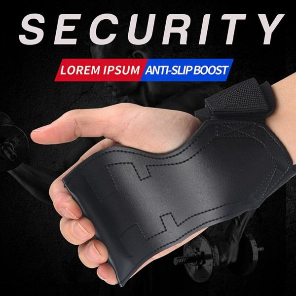 Bänk press tyngd lyft handled krokar band PVC marklyft handskar och grepp kuddar