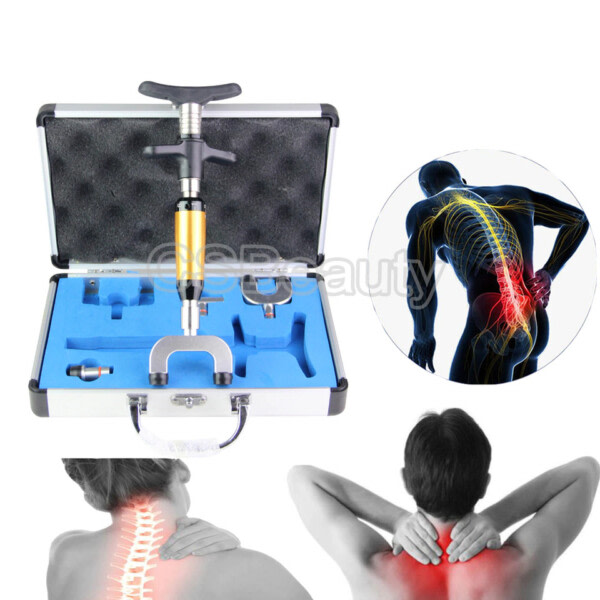 Ryggraden 6 Levels 4 Heads Therapy Justera Vertebration Verktyg Massager Manuell Vapen Set