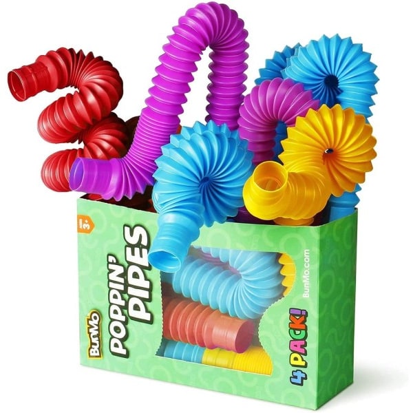 Pop Tube Sensory Fidget Toy Fargerike Heavy-Duty  For Construction Bygning Pedagogiske Leker