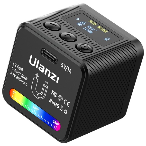 Mini COB RGB video valo magneettinen täysi väri RGB LED valokuvaus valaistus