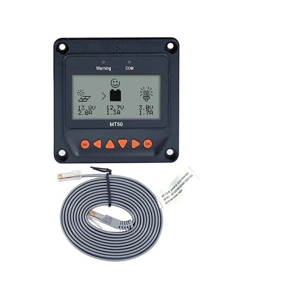 Fjärrkontroll Mätare Display För EPever MPPT Solar Charge Controller Med LCD Display