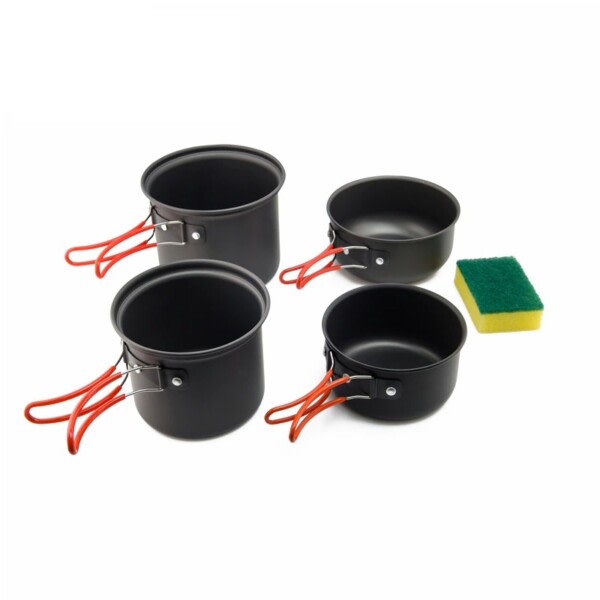 Camping matlagning redskap utomhus porslin gryta set