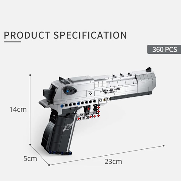 Militær serie klodser M92 pistol USP pistol model klodser byggeklodser legetøj