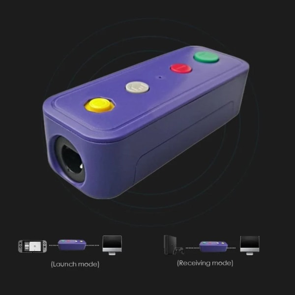 Trådløs Bluetooth-kompatibel adapter konverter med USB kabel Fit til Nintend Switch for Game Cube/Classic Edition til Wii Classic