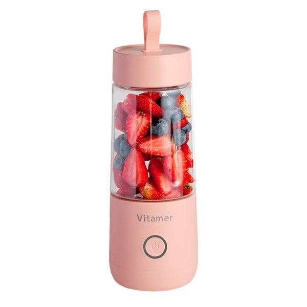 350ml Bærbar Elektrisk Vitamin Juice Cup Vitamer Fruit Juicer USB Lading Smoothie Blender Mixer Machine