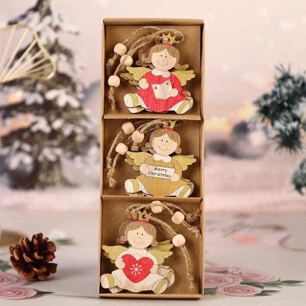 Joulu riipus Hyvää joulua sisustus kotiin Navidad koristeet joulu kuusi sisustus