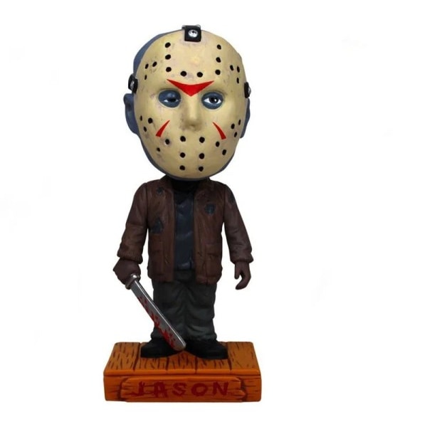 Fredagen den 13e Jason Wacky Wobbler Bobble Head PVC Action Figur Collection Toy