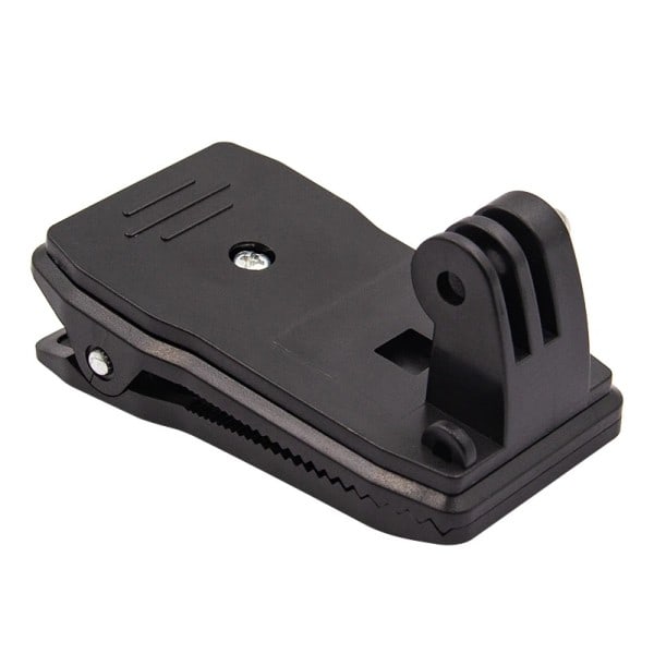 360 Degree Rotary Ryggsäck Hatt Klämma Klämma Mount for Gopro Hero 5 3 4 Session SJCAM SJ4000