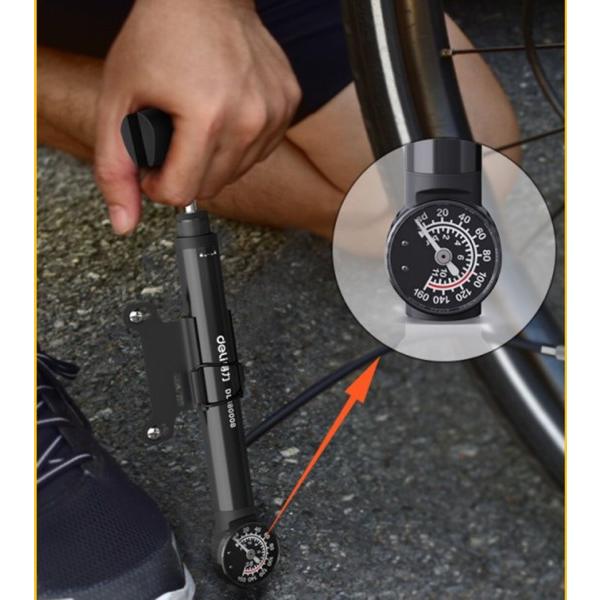 120psi kevyt pyöräily pumput mini kannettava kevyt  pyörä pumppu rengas täyttö pyörä käsi pumppu pöydällä