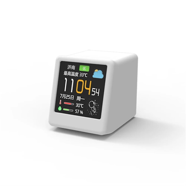 Vær stasjon 1,54 tommer LCD Digital skjerm elektronisk temperatur fuktighet monitor