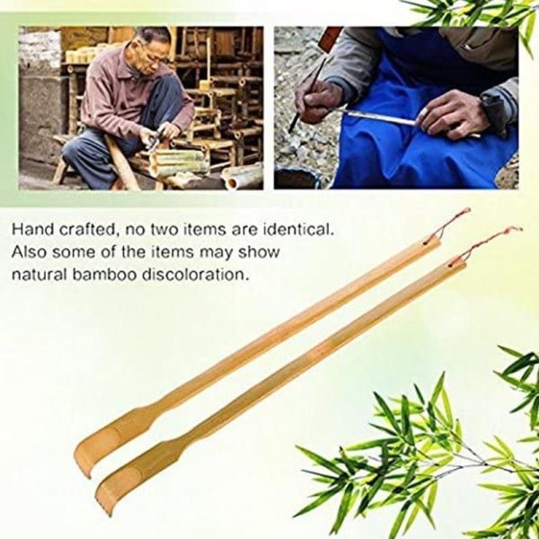 Bambus Massager Ryg Scratcher Træ Scratching Backscratcher Massager