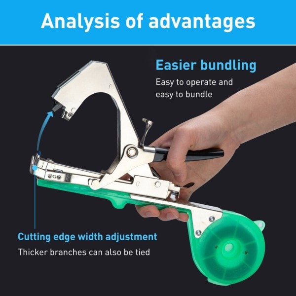 Plante omsnøring tape omsnøring maskine haveværktøj frugt og blomst omsnøring maskine stilk omsnøring tape