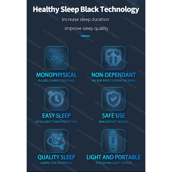 CES Håndholdt Sleep Aid Device Micro Current Intelligent Help Sleep Device