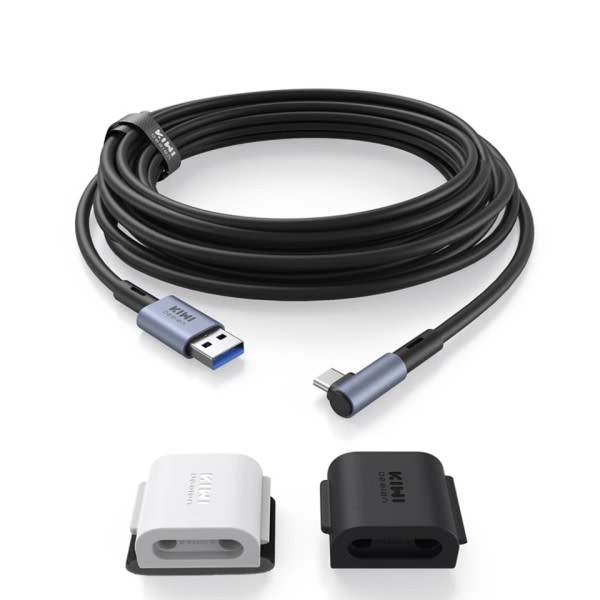 USB3.0 to Type C Link Cable for Oculus Quest 2 Tillbehör 16FT/5M Maximum 5Gbps Data Transfer Speed USB C Cable VR