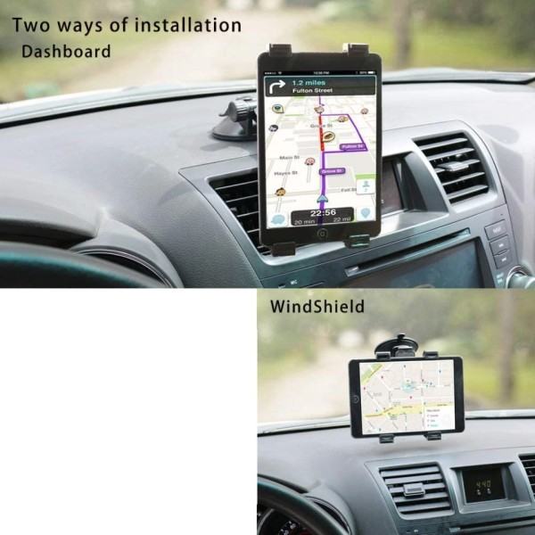 Xnyocn Tablet Bil Holder Stativ Til iPad Air 1 2 Mini 2 3 4 Pro 9.7 10.5 Universal Forrude Bil Mount