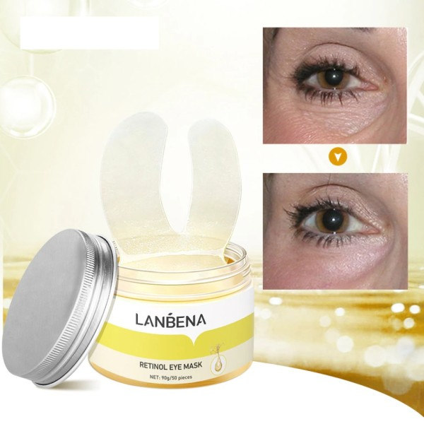 Øjen kollagen plastre Vc retinol øjne poser fjerner mørke cirkler anti-rynke aldring søvn øjen masker
