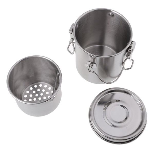 Rustfritt stål maling børste vask bøtte vask penn tønne kopp vask børste potte olje maling pensel