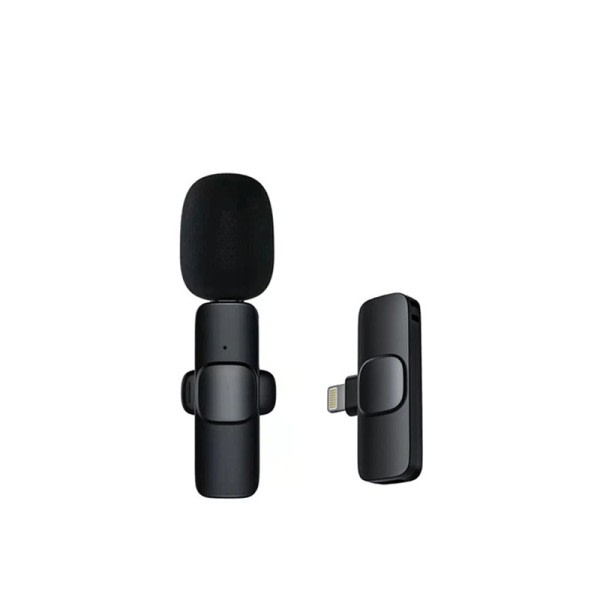 Trådløs Lavalier Mikrofon Bærbar Lyd Video Opptak Mini Mic for iPhone Android Live Broadcast Gaming Phone Mic