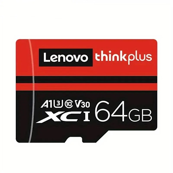 Micro SD Card Class 10 TF Flash Card 64GB Rød & Black Memory Card