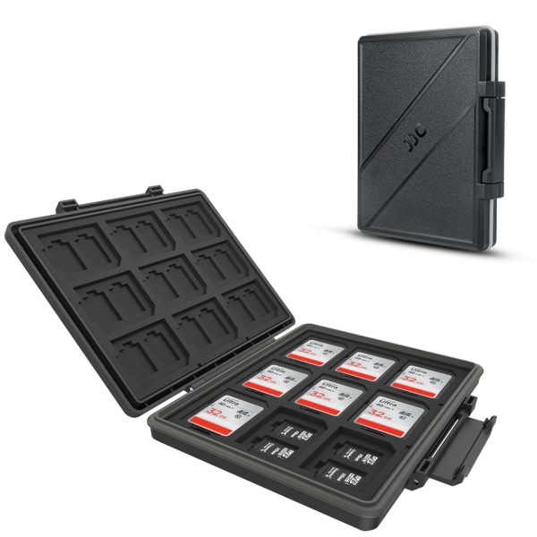 54 platser SD Microsd kort fodral Vattentät minne kort hållare antistatisk förvaring box