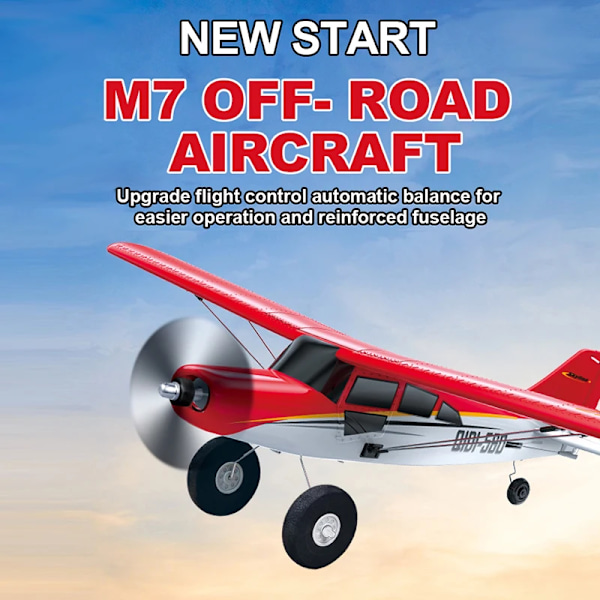 Moore M7 Offroad RC Plane 4CH Brushless Fjärrkontroll Flygplan Fixed Wing Flygplan Modell leksak