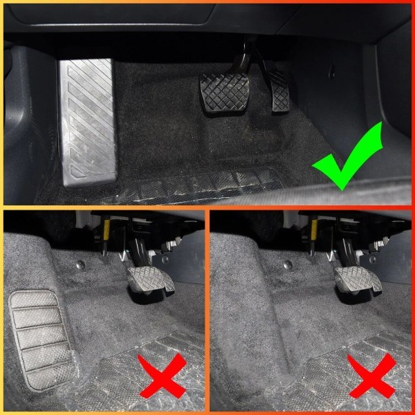 Rustfrit stål pedal cover til Volkswagen VW Golf 7 8 GTi MK7 Polo A05 Passat B8 Skoda Kodiaq Rapid Octavia