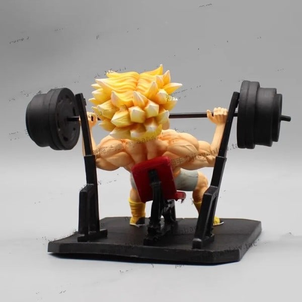 Fitness Muskel Boljor Handskar Son Gohan hantel GK Action Figur Modell Leksak