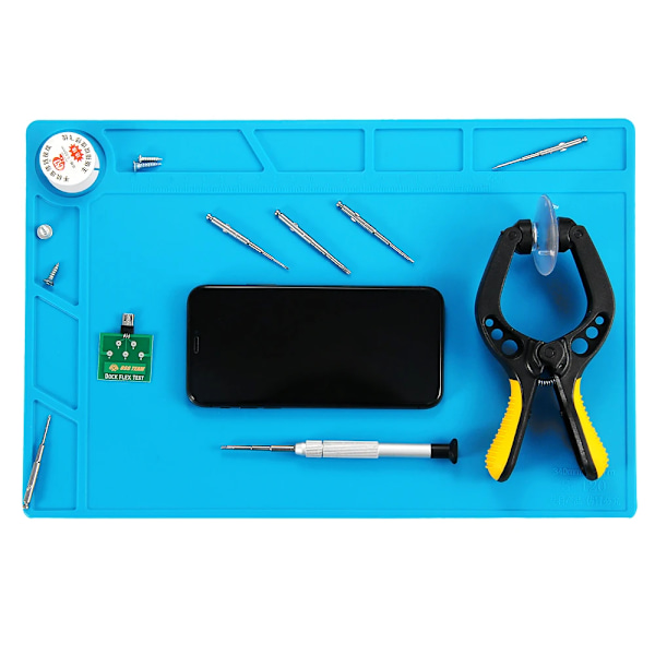 Varmebestandig Lodning Station Silicon Lodning Mat Work Pad Desk Platform
