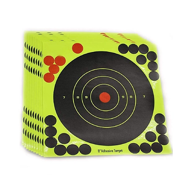 10 kpl roiske kukka target 8 tuuman liima reaktiivisuus kohde tarrat kevyt ampuma target