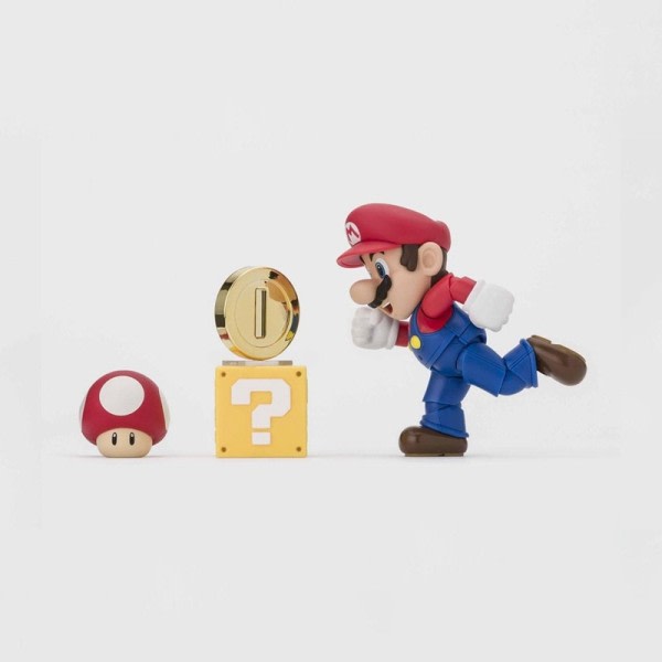 Bandai Äkta SHF Mario Spel Handling Figurer Samlarobjekt Modell Rörlig Utsökt docka