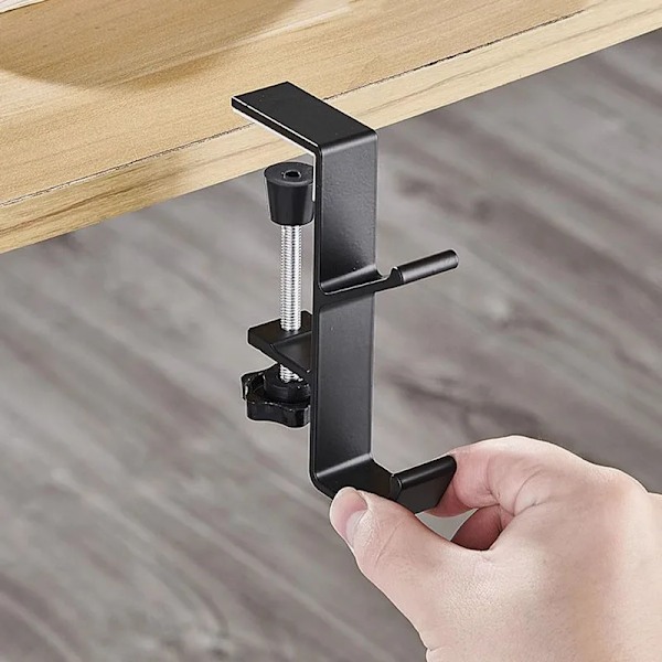 Justerbar skrivebord kant krok gaming hodesett skrivebord henger ryggsekk oppbevaring hengende krok holder