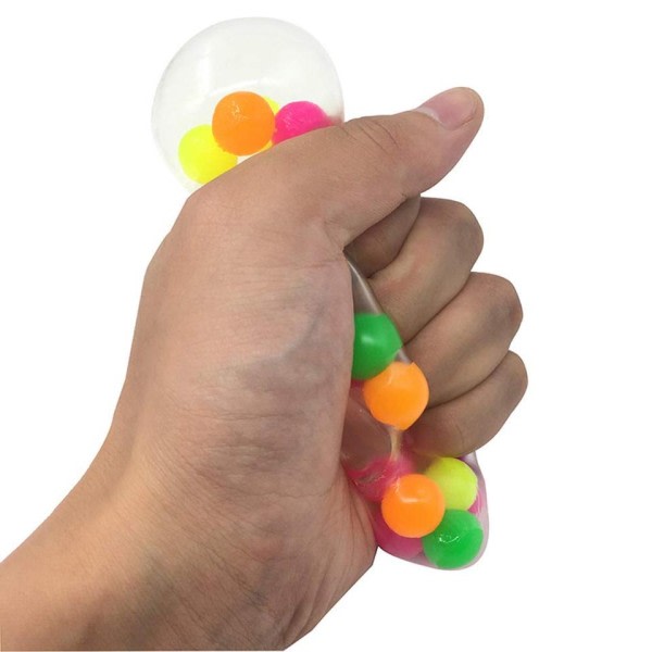 DNA Stress Ballar Färgglada Vatten Pärlor Squeeze Ballar Lätthet Sensorisk lätthet Fidget Leksaker