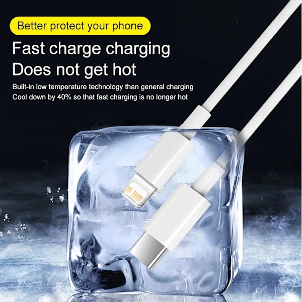 4 kpl kaapelit 30W pikalataus kaapeli Apple iPhone 13 12 11 14 Pro Max Mini USB C kaapeli X XR XS MAX  7 8 14 Plus 6