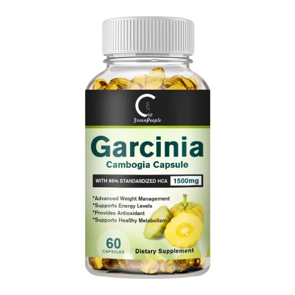 Garcinia Cambogia ekstrakt kapsel &Cellulite brenner naturlig plante vekt tap produkt 60 kapsel