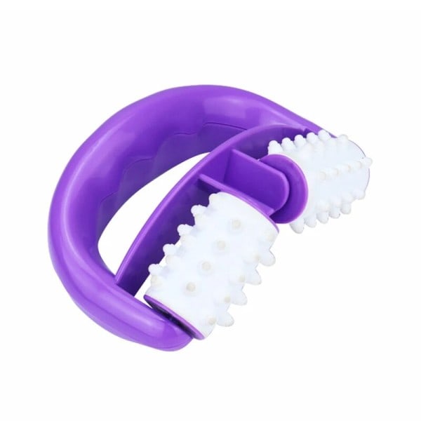1 bitar Blå D Typ Fett Kontroll Roller Massager Celluliter Ben Buk Nacke Blinkor Snabb Anti celluliter Ansiktslyft Massage Rull