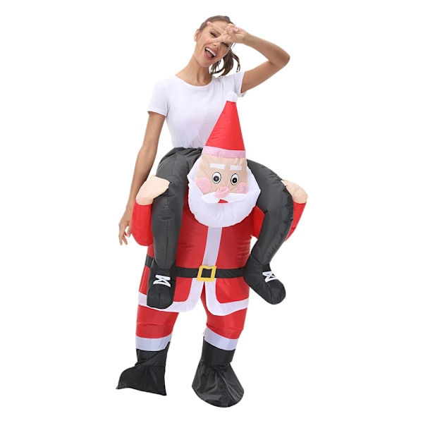 Jul Träd Vuxen Barn Jultomte Uppblåsbara Dräkter Halloween Fest Maskot  Fancy Rollspel