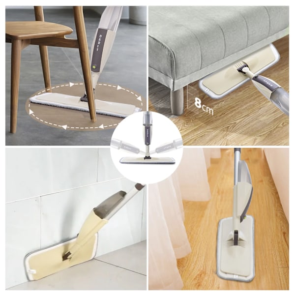 Spray Mop Broom Set Magic Flat Mopit